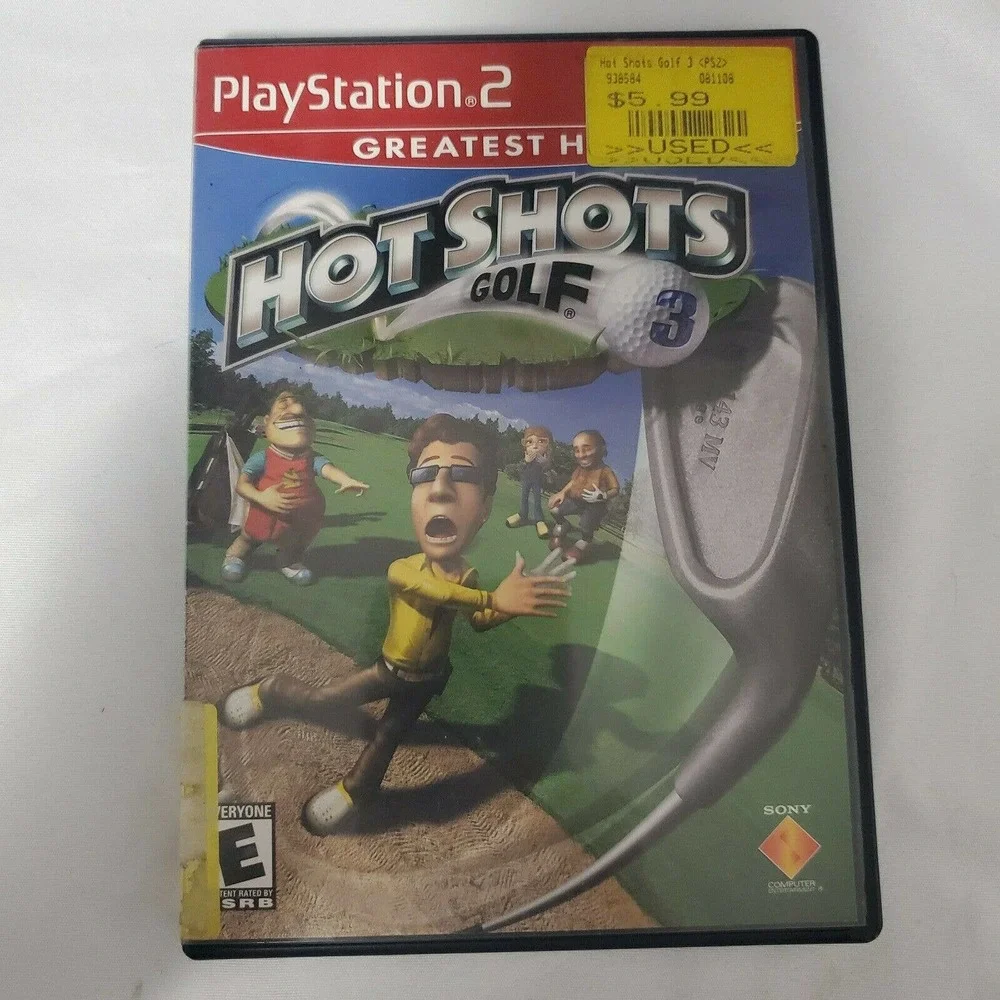 Hot Shots Golf 3 (Sony PlayStation 2, PS2, 2003) with Manual